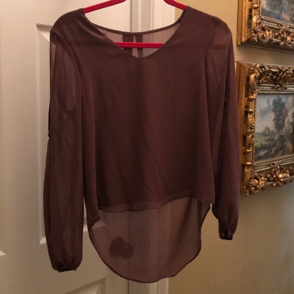 Chiffon Blouse (Purple)